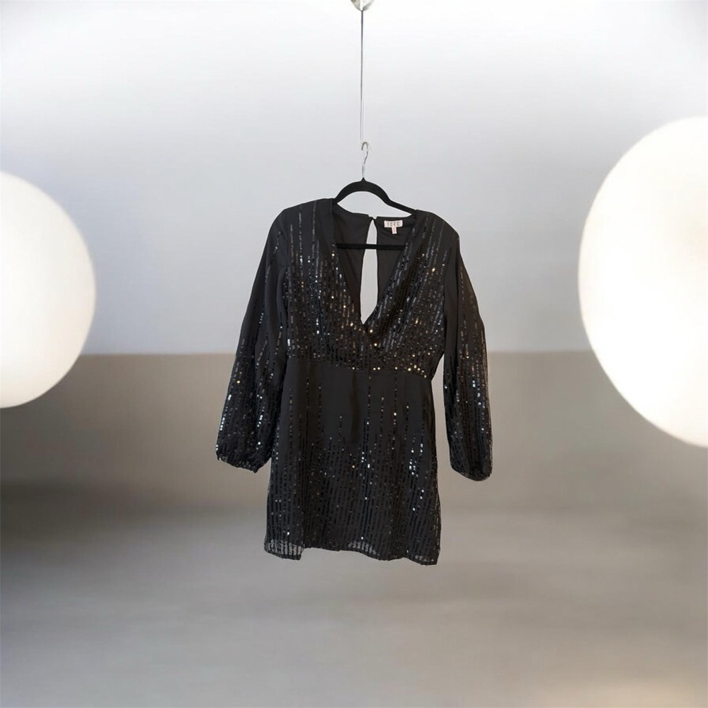 Black Sequin Dress Medium Brand New Without Tags